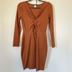 Ribbed, Form Fitting Venus Brand dress
